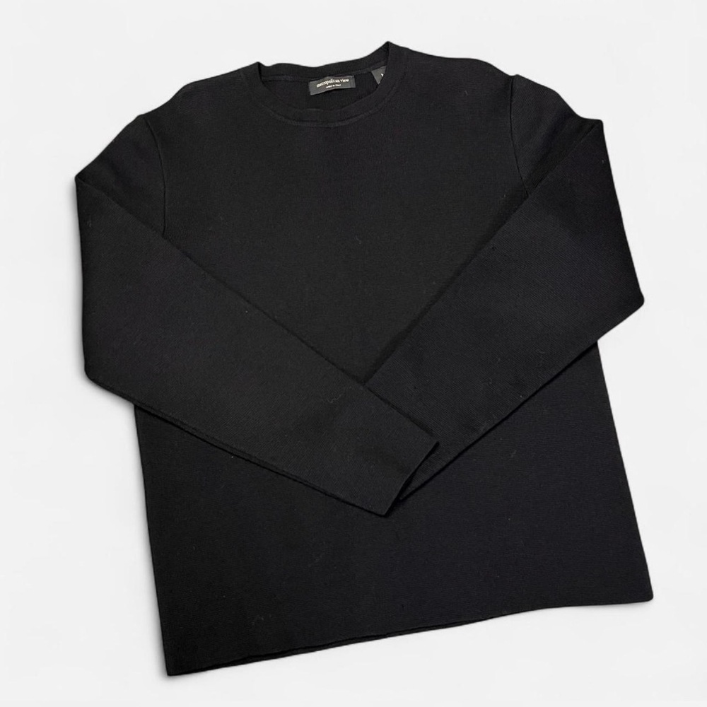Metropolitan View 100% Merino Wool Crewneck‎ Sweater Made in Italy Size M